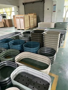 Jardinière surélevée <span class=keywords><strong>en</strong></span> acier galvanisé vert olive pour la culture de légumes, fleurs et herbes <span class=keywords><strong>en</strong></span> extérieur, décoration de jardin - Product Image 2