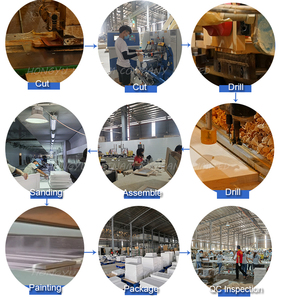 Armoires de cuisine en bois massif, Shaker gris, RTA Standard américain, meubles de Base pour évier de cuisine avec prix coûtable - Product Image 6