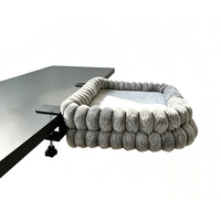 Lit de bureau pliable pour chat avec hamac rembourré double face, peut être installé sur le bureau, prend en charge les modèles OEM et ODM.