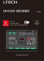 Décodeur DMX512 à tension constante LTECH LED Digital Tube 16 canaux, haute puissance, multi-canaux, décodeur US, pilote, réglage à distance via application