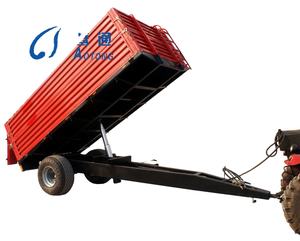 牽引棒農場トラクターフルトレーラー付き高品質ティッパー/ダンプトレーラー - Product Image 3