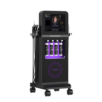 Appareil de soin du visage à jet d'oxygène, éclairage de machine à 7 couleurs, hydro-peeling, équipement de salon de beauté, nettoyage en profondeur de la peau, machine de beauté hydraulique
