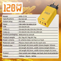 Cargador USB HYTO PD de carga rápida tipo C, adaptador para teléfono móvil, compatible con iPhone y Samsung, carga rápida 3.0, enchufes EU/US/UK, cargadores de pared.