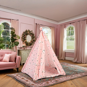 Tienda de lona de una sola capa de alta calidad <span class=keywords><strong>para</strong></span> mascotas, diseño de varios patrones, tienda <span class=keywords><strong>tipi</strong></span> plegable <span class=keywords><strong>para</strong></span> acampar al aire libre, tienda personalizada <span class=keywords><strong>para</strong></span> <span class=keywords><strong>dormir</strong></span> <span class=keywords><strong>para</strong></span> 2 personas - Product Image 4