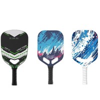 Raquette de pickleball en fibre de carbone de 16 mm, monobloc, pressée à chaud, sur mesure, avec un sweet spot large