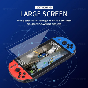 X7 4,3 pulgadas Mini consola de videojuegos MP5 portátil Pantalla grande HD de 3,5 pulgadas con juegos clásicos <span class=keywords><strong>retro</strong></span> 8G y comunicación Wi-Fi - Product Image 4