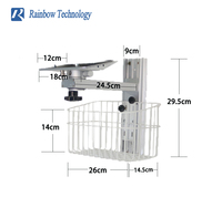 Support de capteur réglable pour support de machine à montage mural pour moniteur patient avec plaque fixe pour une utilisation en clinique et en hôpital