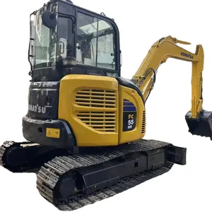 Экскаватор Komatsu Pc55mr прочный Подержанный Komatsu автоматический мини-экскаватор высокого качества небольшой экскаватор