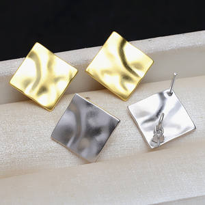 Ensemble de pendentifs et boucles d'oreilles baroques en argent S925 pour femmes, collier DIY avec perles déformées givrées, accessoires et composants de bijoux - 5115 - Product Image 5