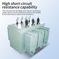 Transformateur de distribution triphasé immergé dans l'huile 800 kVA, 11 kV vers 0,4 kV, Dyn11, IEC 60076, HANBANG