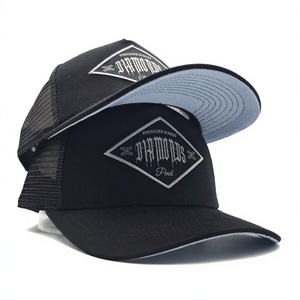 Casquette de camionneur personnalisée avec broderie de logo, faible MOQ, OEM, dos en maille, fermeture snapback, qualité supérieure, fabrication de casquettes - Product Image 3