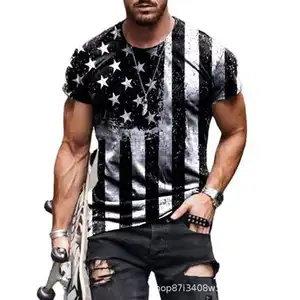 Casual 3d T-Shirt Body Fit men's shirts Print Short Sleeve Classic Adult Outfit Clothing Shirt Male Clothes Mens tshirt with log