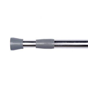Tringles à rideaux <span class=keywords><strong>de</strong></span> <span class=keywords><strong>douche</strong></span> extensibles en aluminium, réglables, avec système à <span class=keywords><strong>ressort</strong></span>, pour rideaux occultants, idéales pour salle <span class=keywords><strong>de</strong></span> bain et chambre à coucher - Product Image 6