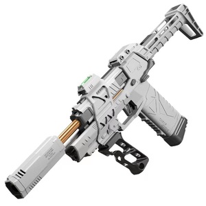 Nylon metallo montato aria Soft Shot Gunner automatico M416 ragazzi carica modello pistola giocattoli bambini - Product Image 1