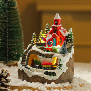 <span class=keywords><strong>Navidad</strong></span> pueblo casa artesanía resina recuerdo fabricante caja Musical <span class=keywords><strong>Navidad</strong></span> nieve globo <span class=keywords><strong>Navidad</strong></span> casas musicales - Product Image 5