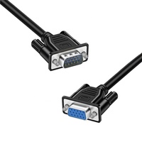 Câble de connexion VGA mâle-femelle, câble d'extension haute définition pour ordinateur, projecteur TV