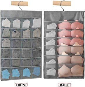 Bolsa colgante <span class=keywords><strong>de</strong></span> bolsillo sobre la puerta, sujetador <span class=keywords><strong>para</strong></span> zapatos, calcetines, estante <span class=keywords><strong>para</strong></span> <span class=keywords><strong>ropa</strong></span> <span class=keywords><strong>interior</strong></span>, <span class=keywords><strong>organizador</strong></span> <span class=keywords><strong>de</strong></span> almacenamiento colgante con gancho - Product Image 2