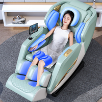Fauteuil de massage relaxant pour tout le corps VCT, audio Bluetooth HD, lumières latérales respirantes, thérapie thermique du dos et des jambes