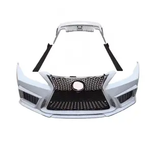 Car Body Kits F-sport Style Front Rear Bumper Grille For Lexus IS250 IS300 2006-2012 Update V Type Body Kit