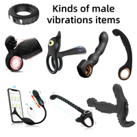 Vente directe usine : Articles de vibration pour hommes, divers types de vibrateurs masculins, jouets sexuels, plug anal, massage de la prostate, anneaux péniens, emballage personnalisé avec logo
