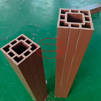 TONGSANHEGU plástico reciclado HDPE WPC columna post extrusión línea en relieve al aire libre WPC máquina piso tablero/revestimiento extrusora