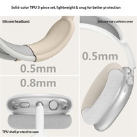 Casing Pelindung Silikon Gel Transparan Warna Solid Baru untuk Headphone Over-Ear Buatan China