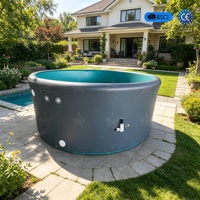 Piscine gonflable portable ronde de grande taille, durable et épaissie, pour l'utilisation dans la cour et le jardin