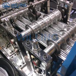 새로운 조건 완전 자동 아연 도금 강판 금속 데크 롤링 머신 베어링 모터 제작 바닥 타일 기어 포함 - Product Image 5