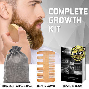 Best Mens Private Label All Original Luxury Beard <span class=keywords><strong>Kit</strong></span> Custom Beard Oils Care Beard Growth <span class=keywords><strong>Kit</strong></span> - Product Image 4