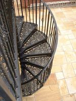 CBMmart – escalier circulaire en spirale de fer pour l'extérieur, Design extérieur de luxe