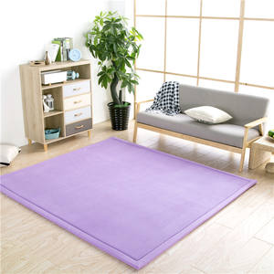 Tapis moderne en mousse à mémoire de forme <span class=keywords><strong>Super</strong></span> doux antidérapant en velours corail Tapis de jeu pour bébé Tapis épais japonais Tatami - Product Image 5