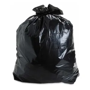 Totalmente fábrica vende directamente bolsas de basura de parte superior plana de reciclaje de HDPE barato