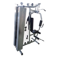 Machine de musculation professionnelle multifonction à domicile avec pile de poids équipement de gymnastique à Station unique