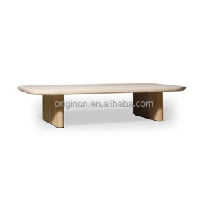 Tables basses en teck pour patio extérieur, style moderne contemporain, durables et exclusives - Product Image 2