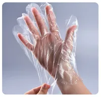 Boîte de gants jetables Kangle, doux, imperméables, 500 pièces, épaisseur moyenne, en LDPE, pour cuisine, nettoyage, usage domestique, commercial et alimentaire