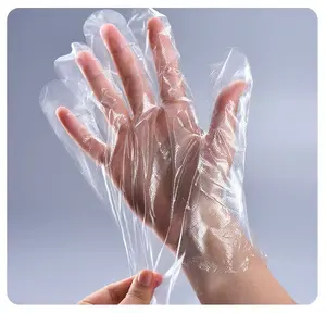 Guantes Desechables Kangle, Suaves e Impermeables, Caja de 500 Piezas, Grosor Medio, LDPE, para Cocina, Limpieza, Hogar, Uso Comercial y Alimentos - Product Image 6