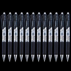 Custom Logo Retractable Quick Dry Gel Ink <b>Pen</b> with 0.5mm Black Red Blue <b>Refill</b> and Soft Rubber for Students Office - Product Image 1