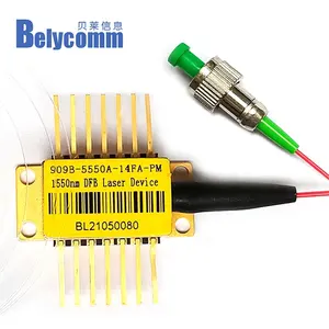 1550nm Dfb Smalle Lijnbreedte Lasermodule 100Khz/300Khz/500Khz 14pin Box Pakket Met Tec Voor Optische Vezelcommunicatie