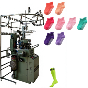 Máquina de Tejer Calcetines Automática KING KNIT de Tecnología China, con Motor para Calcetines de Algodón, Diámetro de 3.5"-4", 220V-415V - Product Image 1