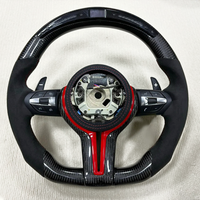 Volants de voiture de haute qualité pour BMW F10 F20 F30 F11 F06 F15 F32 F22 F25 F36 M3 M4 M5 Volant à LED en fibre de carbone