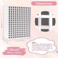 Organisateur de marqueurs pour 120 marqueurs, support de rangement pour marqueurs d'art 120 emplacements avec séparateur amovible, porte-stylos et crayons de bureau