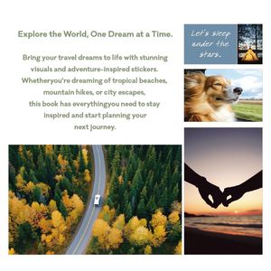 Goal Setting Journal Motivation Lifestyle Inspiration Sticker Kit Book 100+ Vision Board Image Stickers - Product Image 3