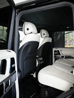 Nouvelles housses de sièges de luxe pour sièges arrière et conducteur, kit d'amélioration de l'intérieur pour G Class G Wagon W463 W464