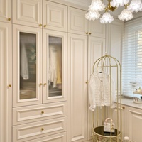 Conception de garde-robe et de dressing sur mesure de style américain, de style français, de style crème, de luxe