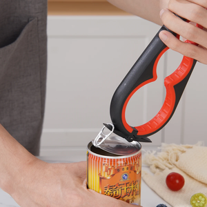 Abrelatas Multifuncional Cuatro en Uno, Abridor de Botellas de Bebidas, Destapador de Tapas, Destapador de Tapas Antideslizante de Cuatro Posiciones, Utensilios de Cocina - Product Image 3