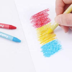 Crayons de cire Foska 6 couleurs 12 couleurs 24 couleurs Pack Crayon scolaire Jumbo rond pour le bureau et l'école - Product Image 3