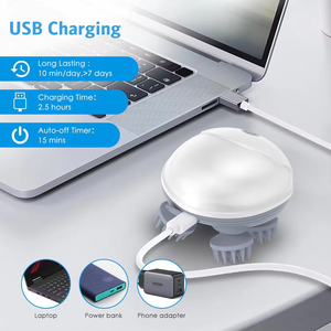 เครื่องนวดศีรษะไฟฟ้า Phenitech แบบไร้สาย พร้อมการบำบัดด้วยแสงสีแดง - Product Image 5