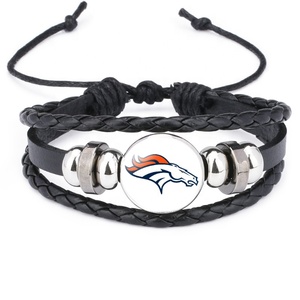Tùy chỉnh NFL Philadelphia Eagles và Denver broncos vô địch Vòng đeo tay thời trang 32 đội bóng đá thể thao đồ trang sức phụ kiện - Product Image 4