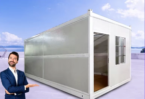 Casa Contenedor Prefabricada Portátil <span class=keywords><strong>de</strong></span> Diseño Mediterráneo Personalizable <span class=keywords><strong>de</strong></span> 20 pies con Función Plegable Extraíble para Dormitorio o Uso en Parques - Product Image 2