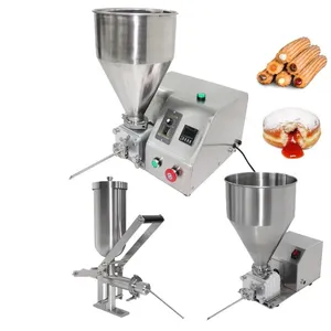 Bakery Automatic Chocolate Cup Cake Bread Jam Churro Donut Jelly Croissant Filling Machine Ice Cream Injector Machine Donut